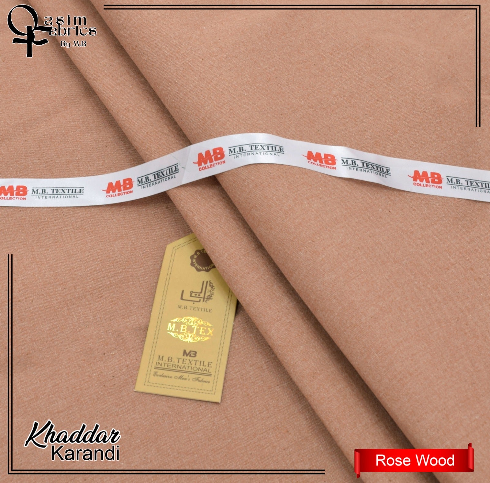 Premium look Khaddar karandi Winter collections - Rose Wood