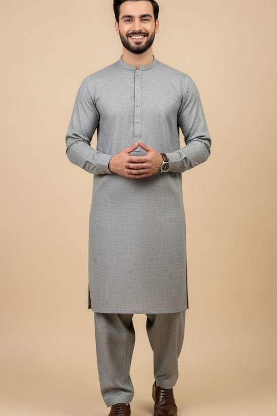 Premium look Khaddar karandi Winter collections - Silver Foil