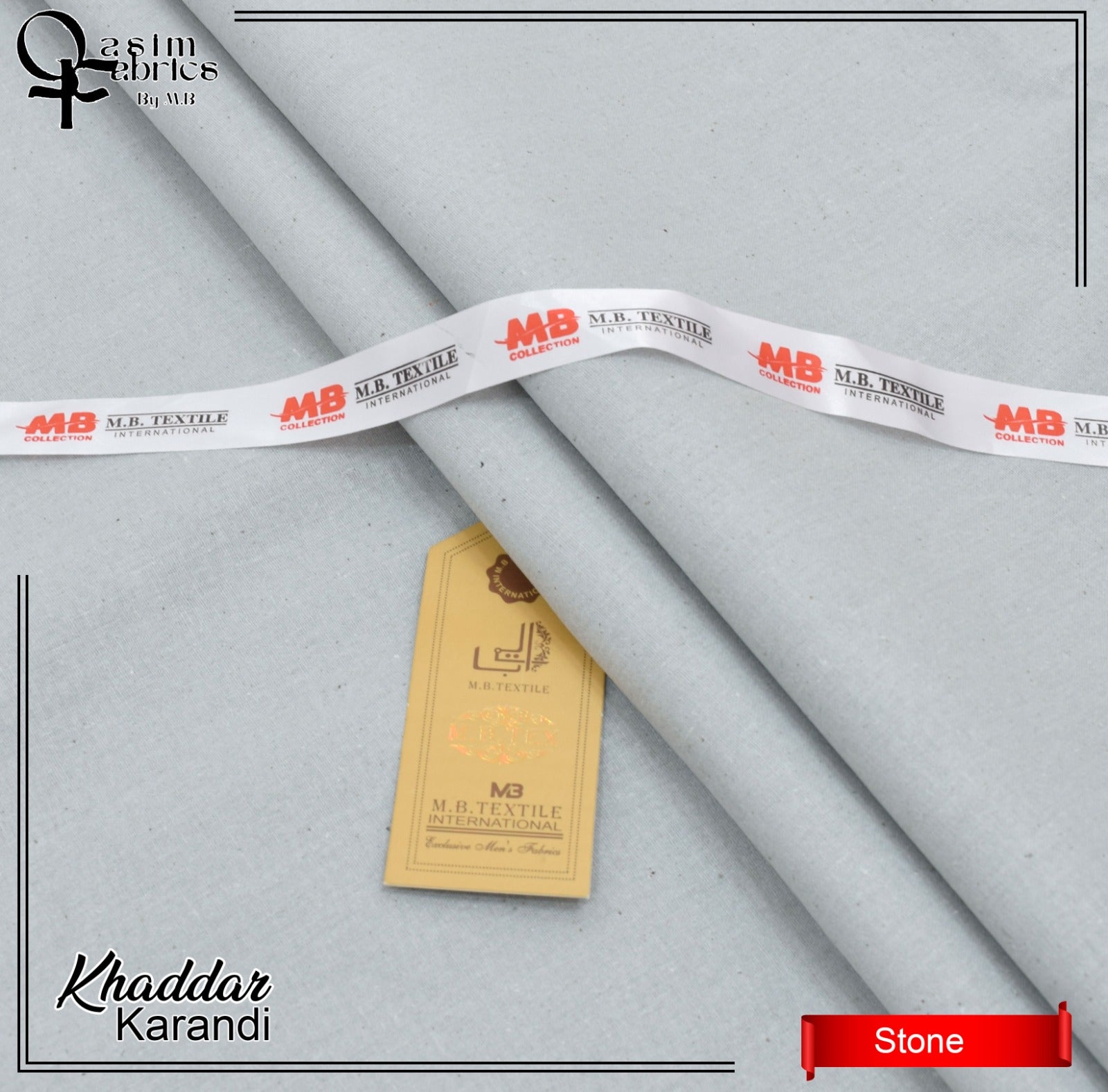 Premium look Khaddar karandi Winter collections - Stone