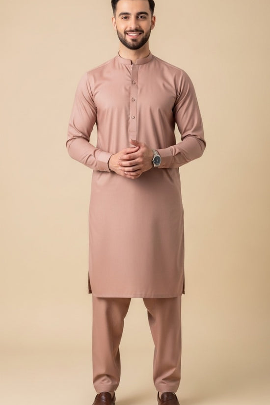 Premium look Khaddar karandi Winter collections - Rose Latte