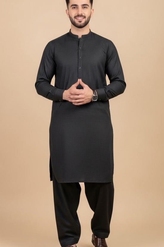 Unstitched Premium Fabric for the Modern Man - Black