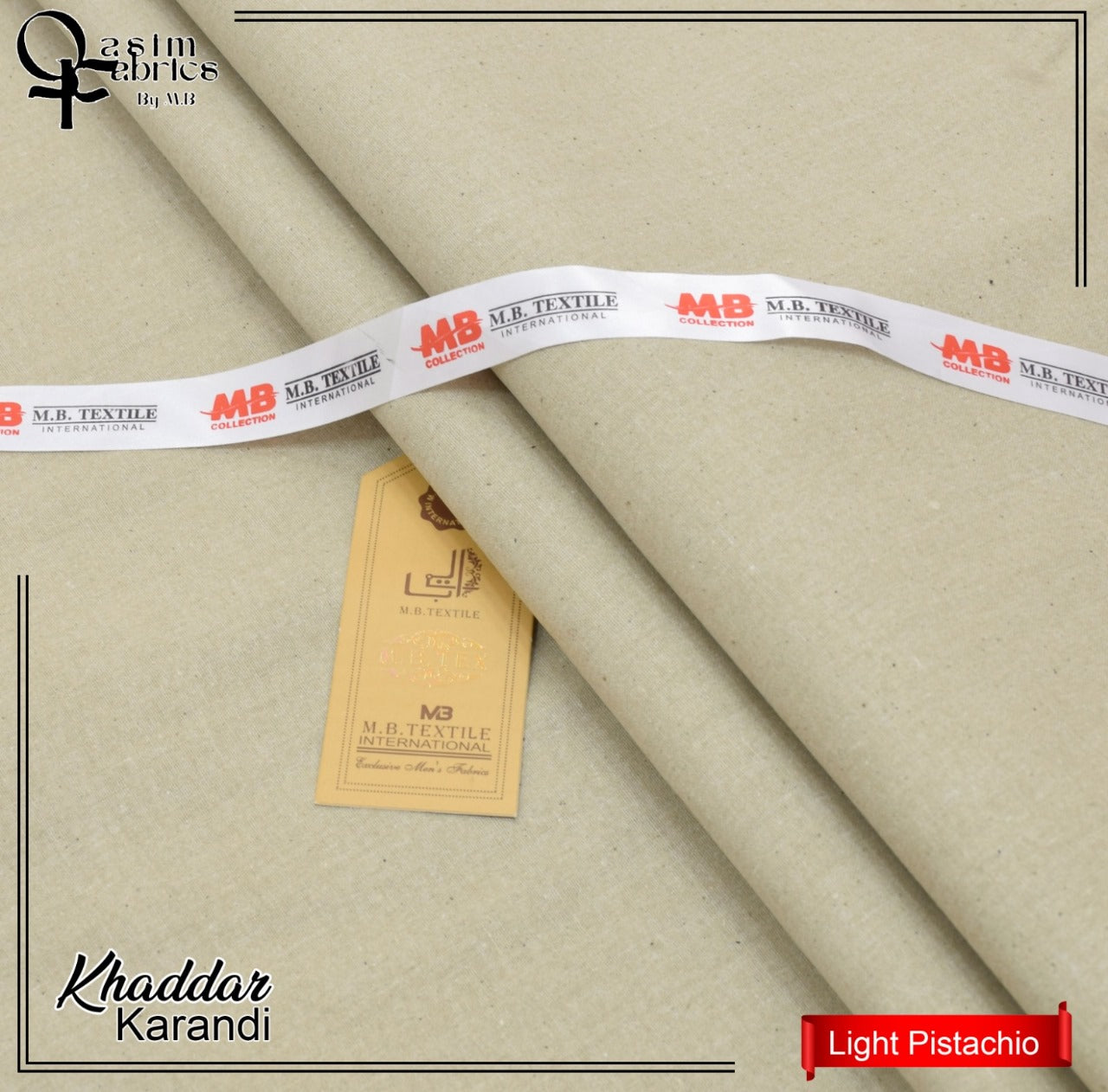 Premium look Khaddar karandi Winter collections - Lite Pistachio