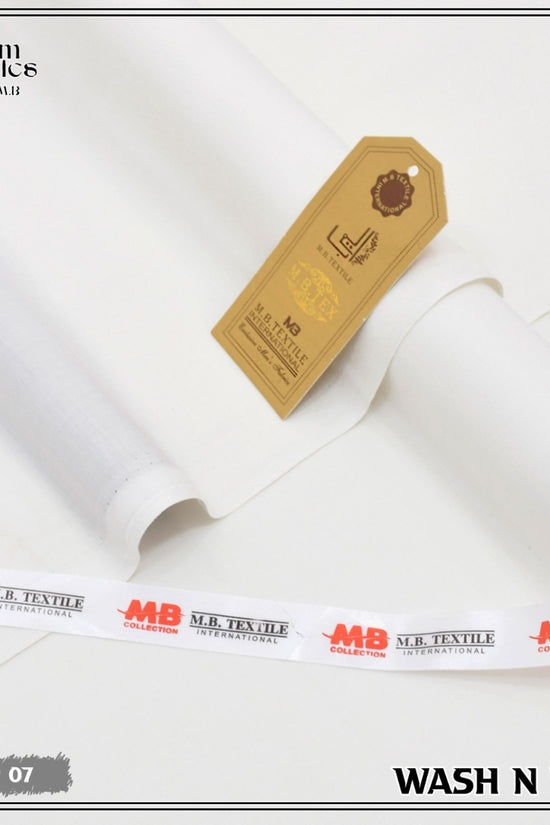 Unstitched Premium Fabric for the Modern Man - Pearl White