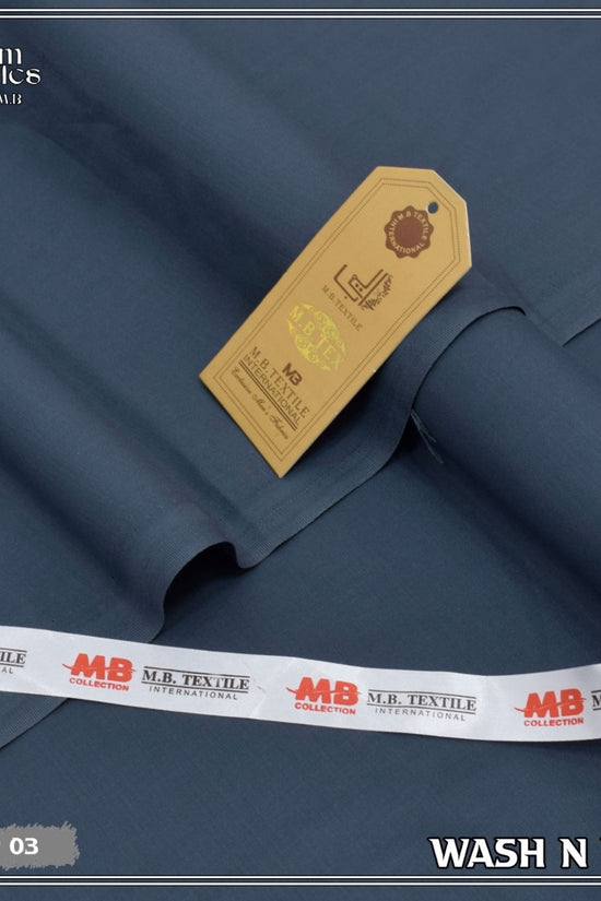 Unstitched Premium Fabric for the Modern Man - Blue