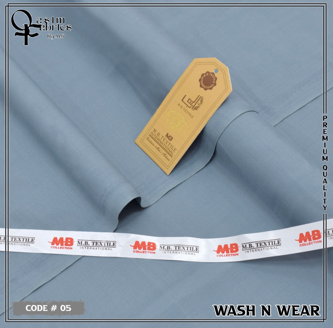 Unstitched Premium Fabric for the Modern Man - Slate Gray