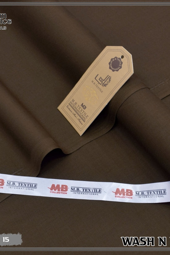 Unstitched Premium Fabric for the Modern Man - Dark Brown