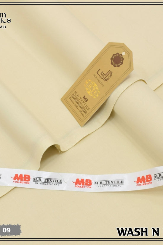 Unstitched Premium Fabric for the Modern Man - Pale Cream