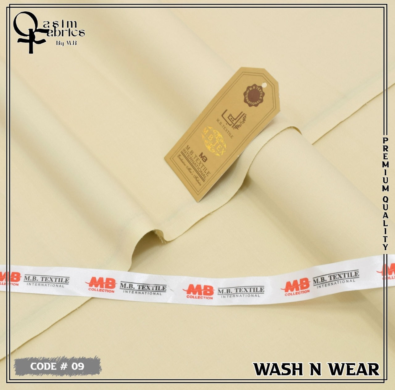 Unstitched Premium Fabric for the Modern Man - Pale Cream