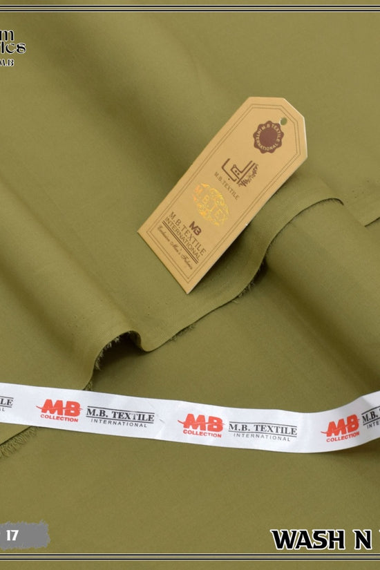 Unstitched Premium Fabric for the Modern Man - Olive Green