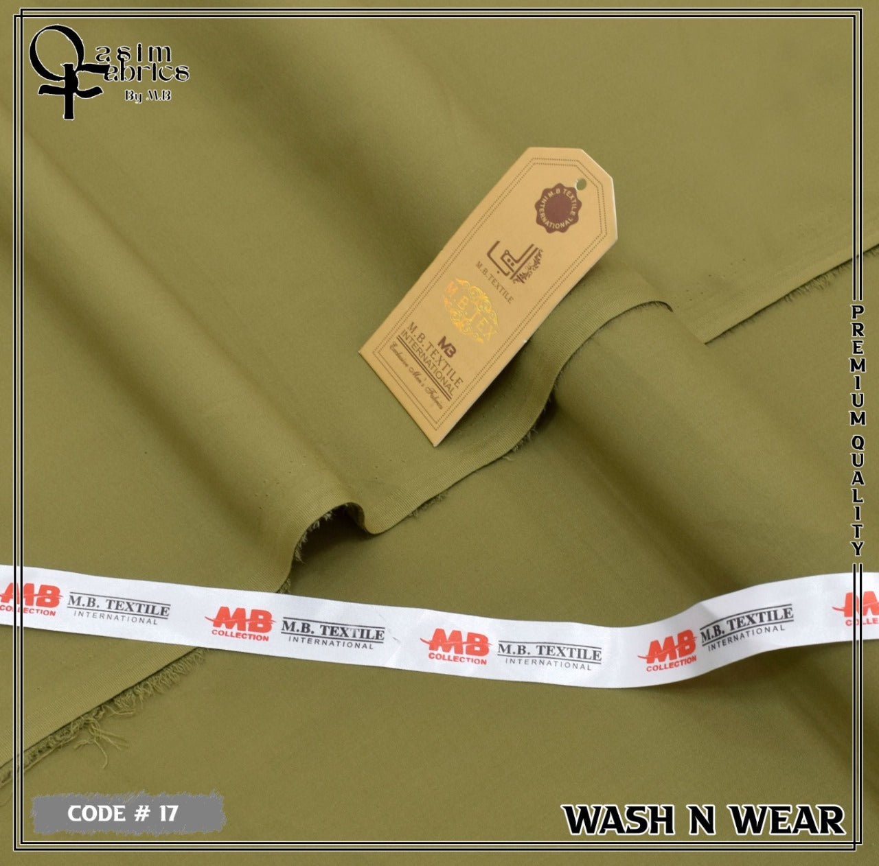 Unstitched Premium Fabric for the Modern Man - Olive Green