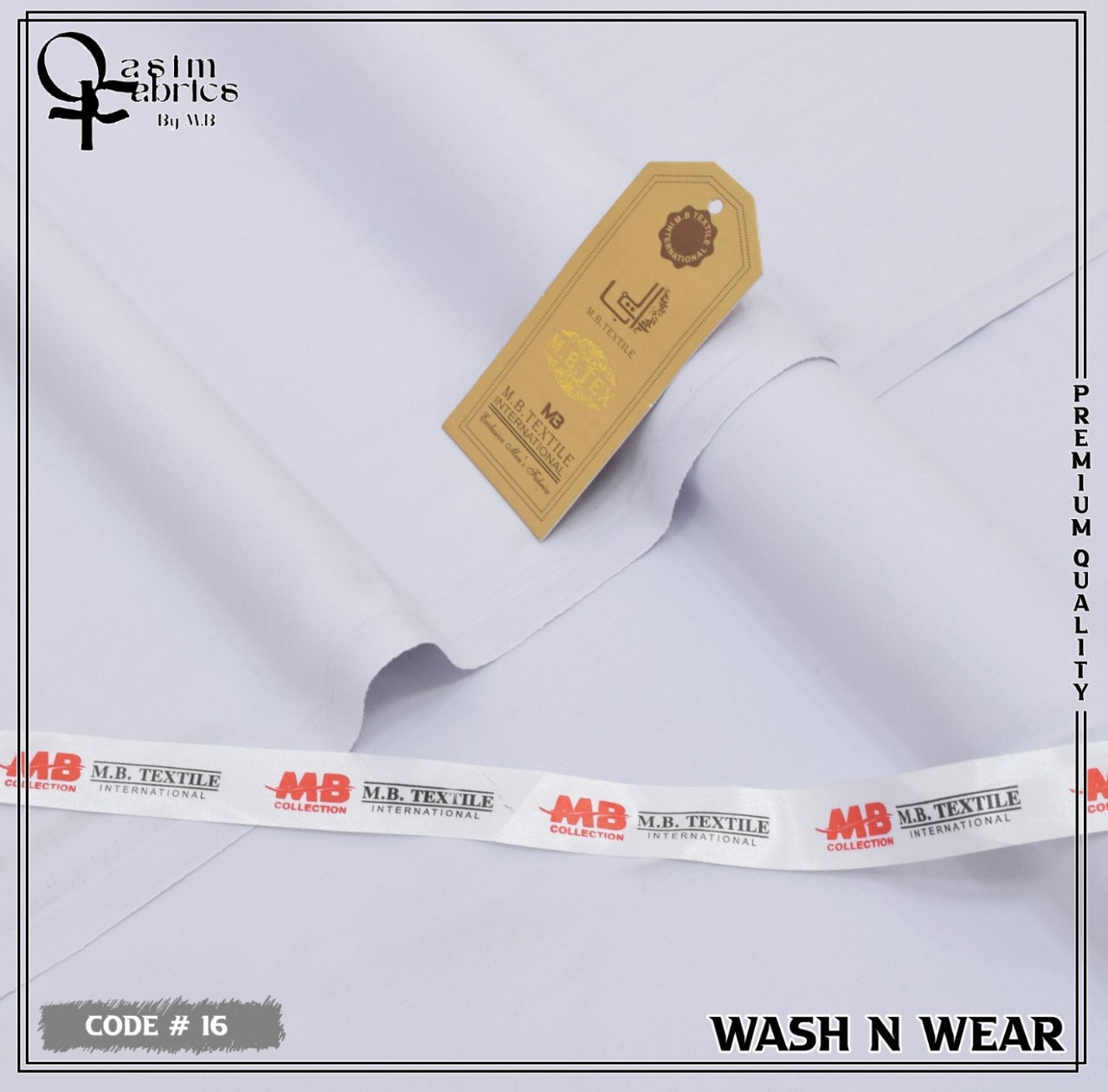 Unstitched Premium Fabric for the Modern Man - Ghost White