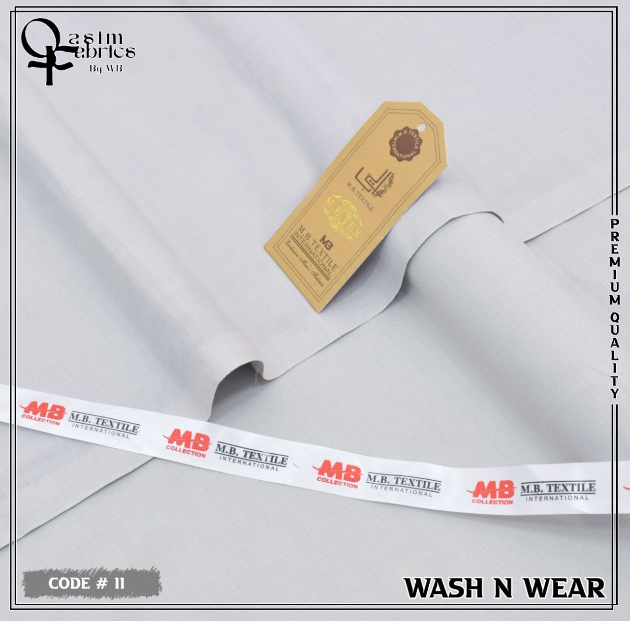 Unstitched Premium Fabric for the Modern Man - Light Gray