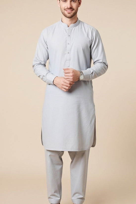 Unstitched Premium Fabric for the Modern Man - Light Gray