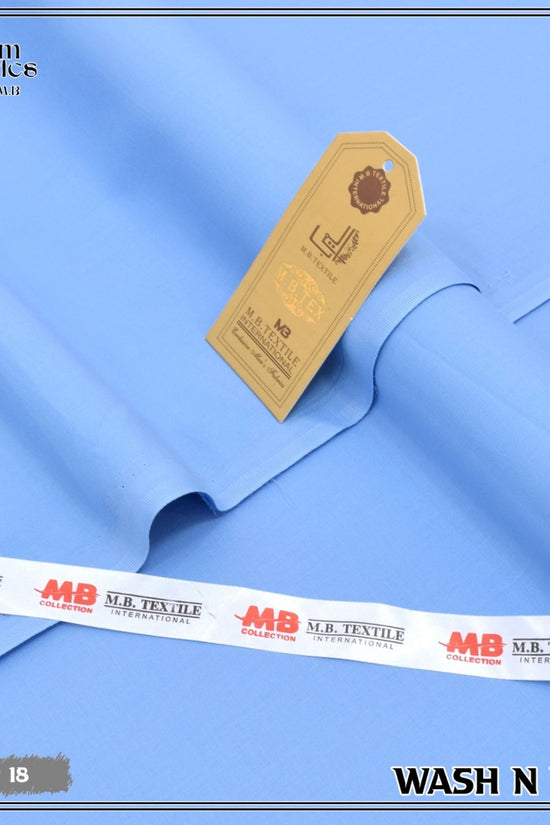 Unstitched Premium Fabric for the Modern Man - Light Sky Blue