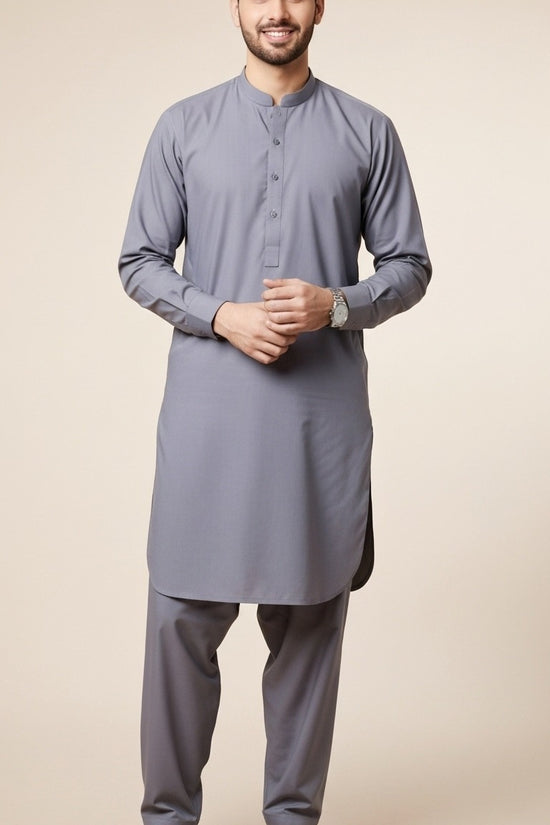 Unstitched Premium Fabric for the Modern Man - Sand grey
