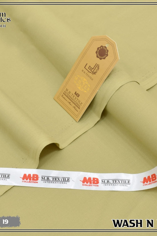 Unstitched Premium Fabric for the Modern Man - light olive green