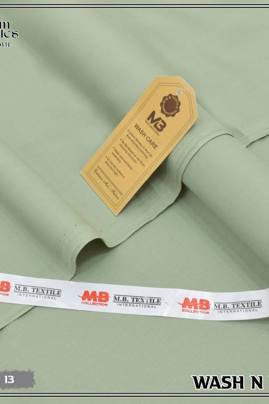 Unstitched Premium Fabric for the Modern Man - Pista Green