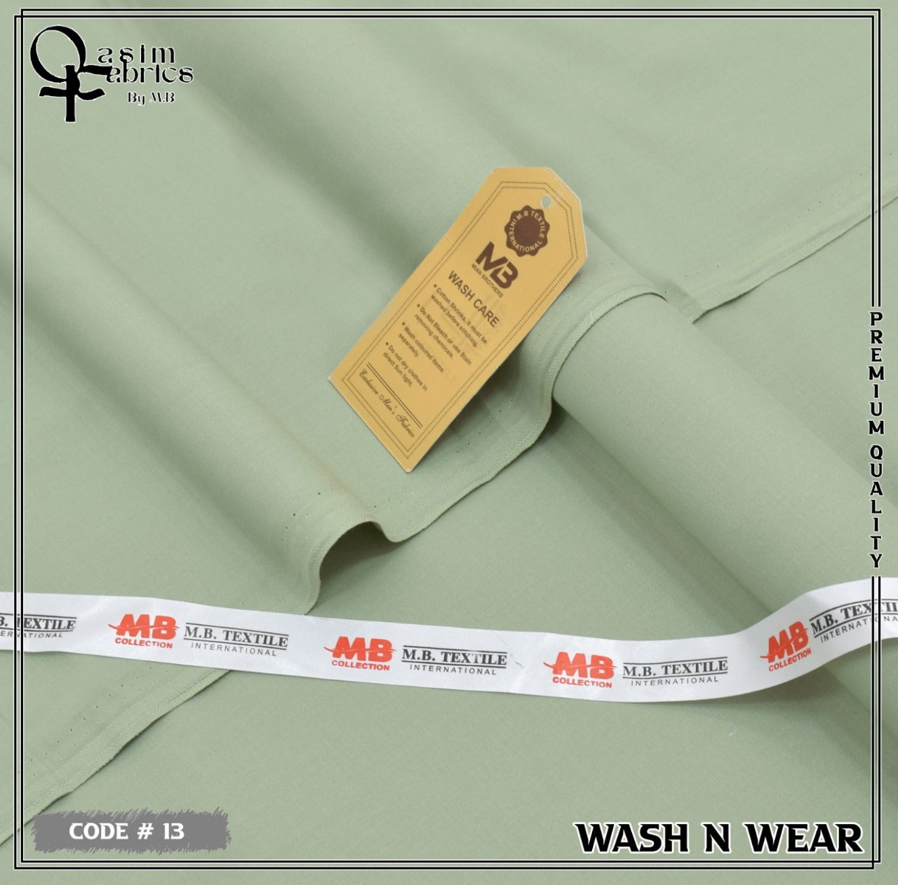 Unstitched Premium Fabric for the Modern Man - Pista Green