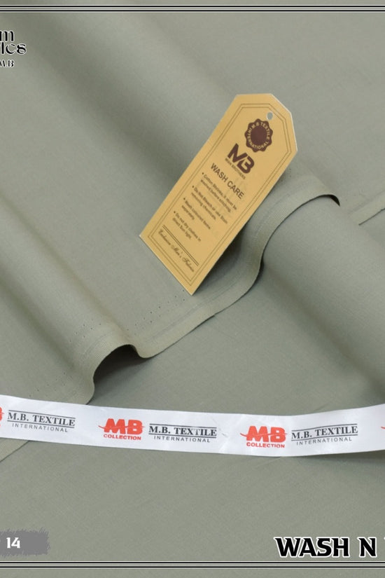 Unstitched Premium Fabric for the Modern Man - light green