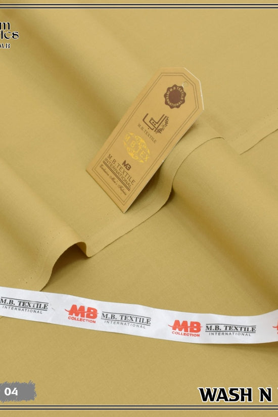Unstitched Premium Fabric for the Modern Man - Golden