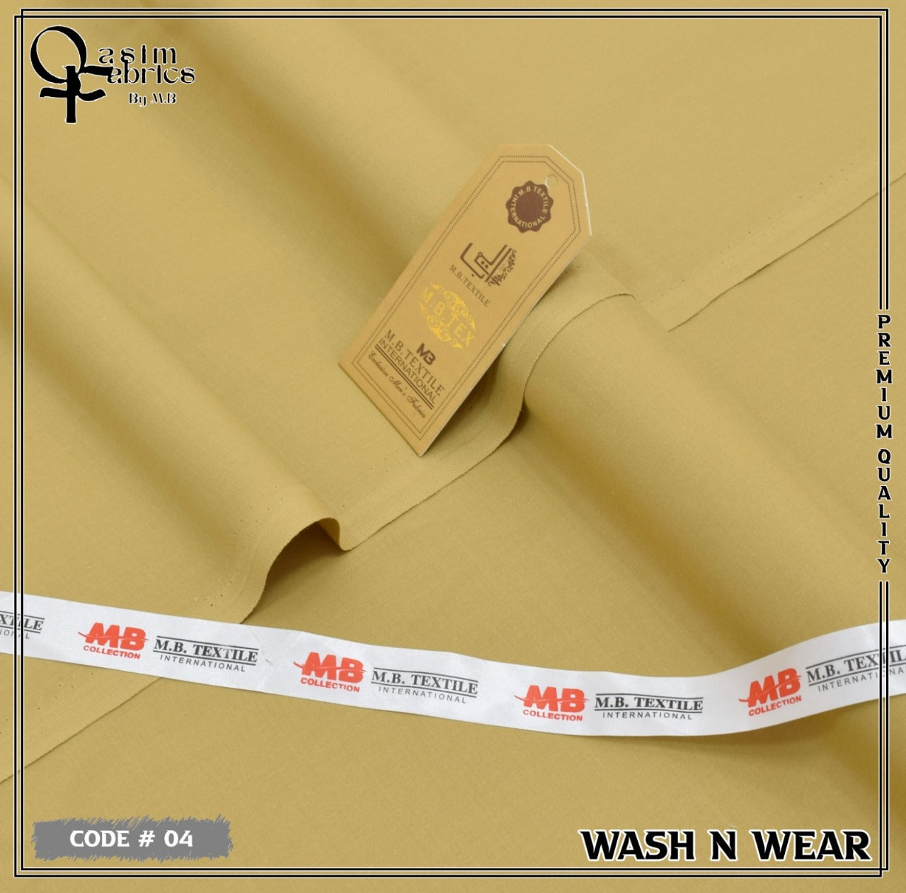 Unstitched Premium Fabric for the Modern Man - Golden