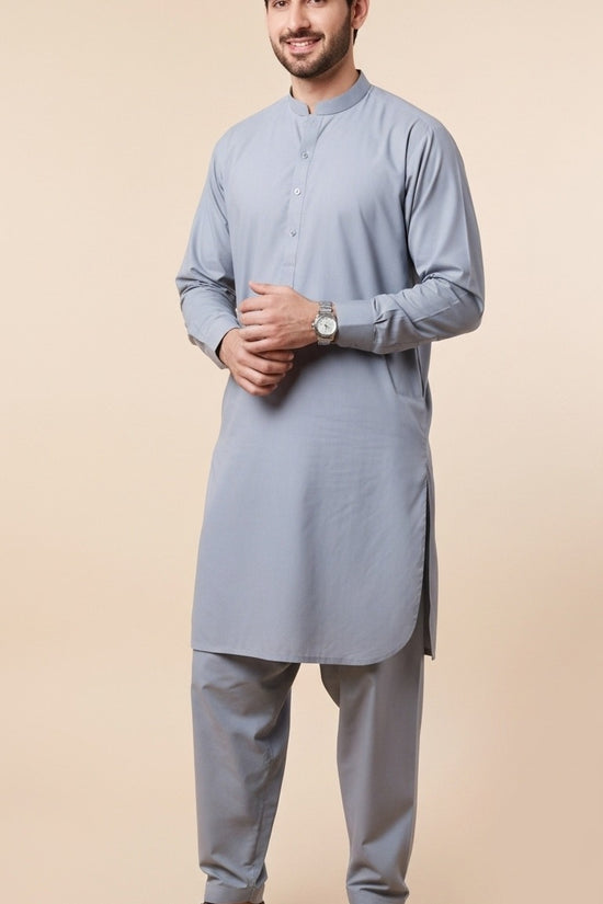 Unstitched Premium Fabric for the Modern Man -powder blue