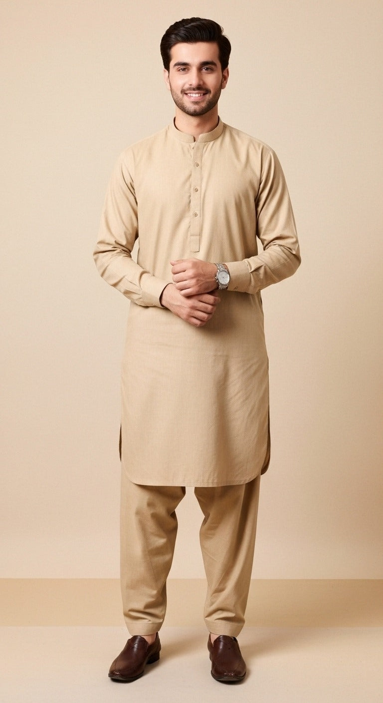 Premium look Khaddar karandi Winter collections - Skin