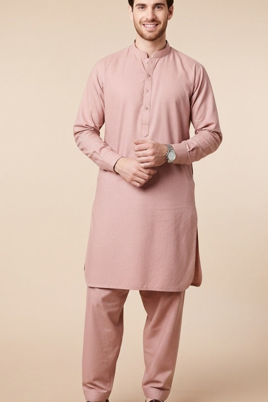 Premium look Khaddar karandi Winter collections - Rose latte